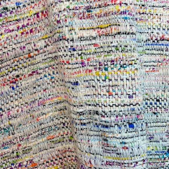 Sara Campbell Tweed Pom Pom T-Shirt Top Size 4 - Picture 5 of 11